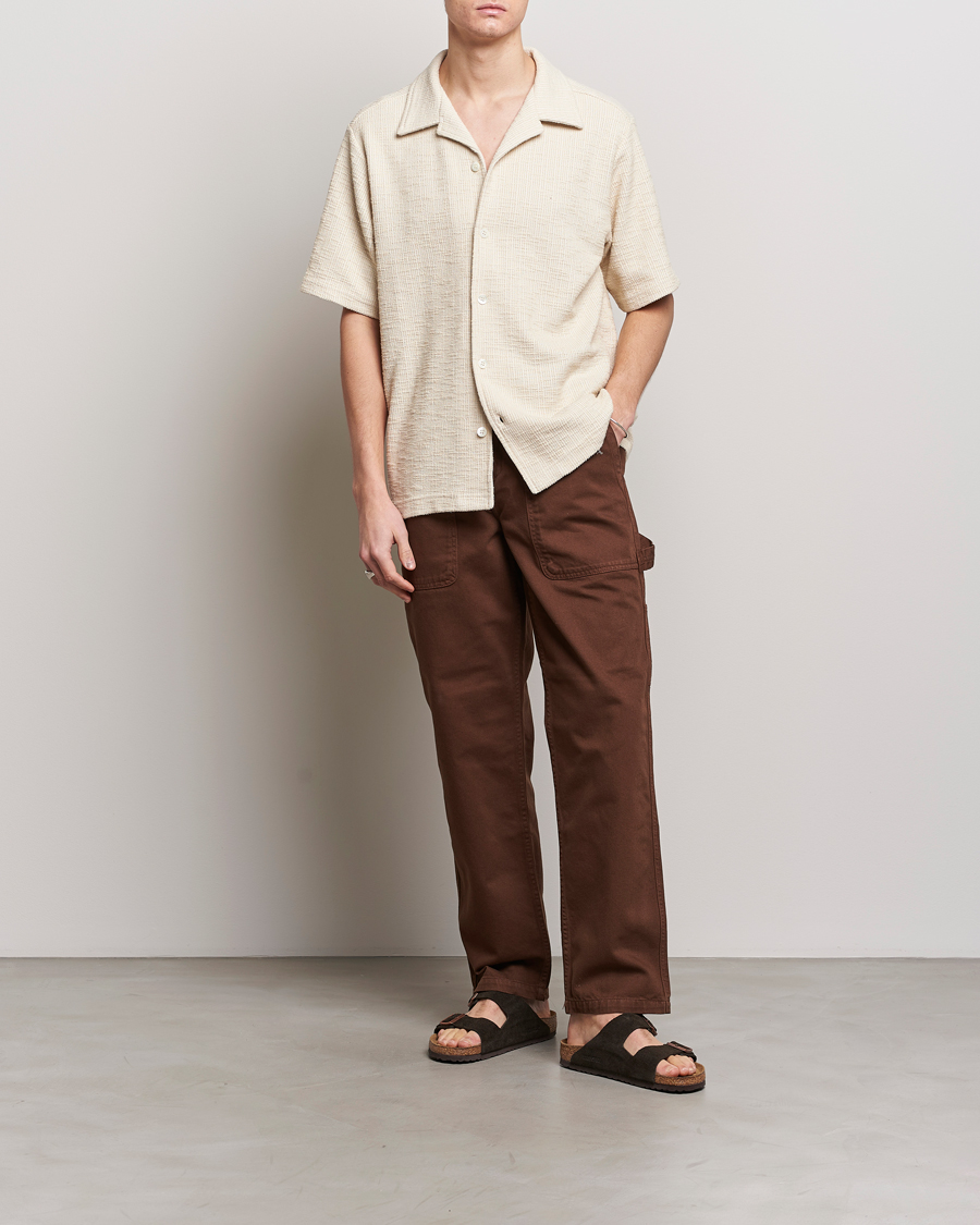 Herr | Skjortor | NN07 | Julio Short Sleeve Shirt Ecru