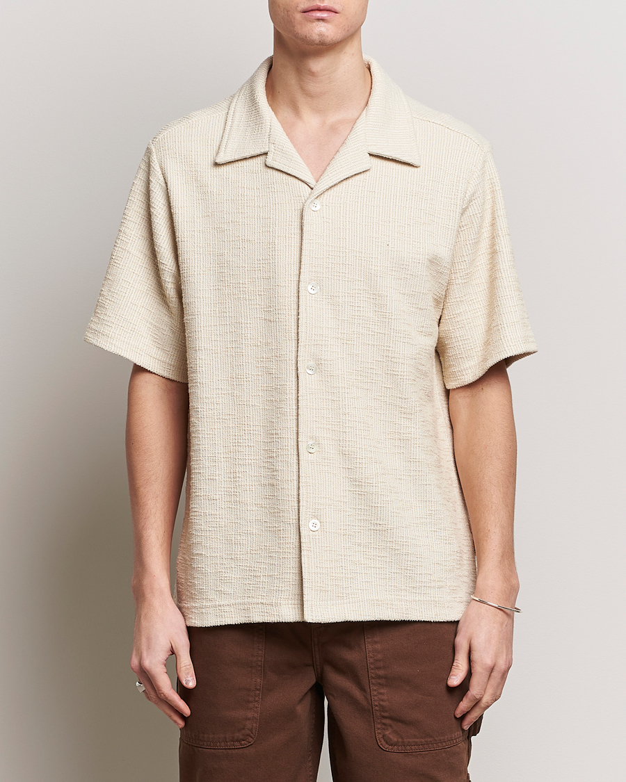 Herr | Lojalitetserbjudande | NN07 | Julio Short Sleeve Shirt Ecru