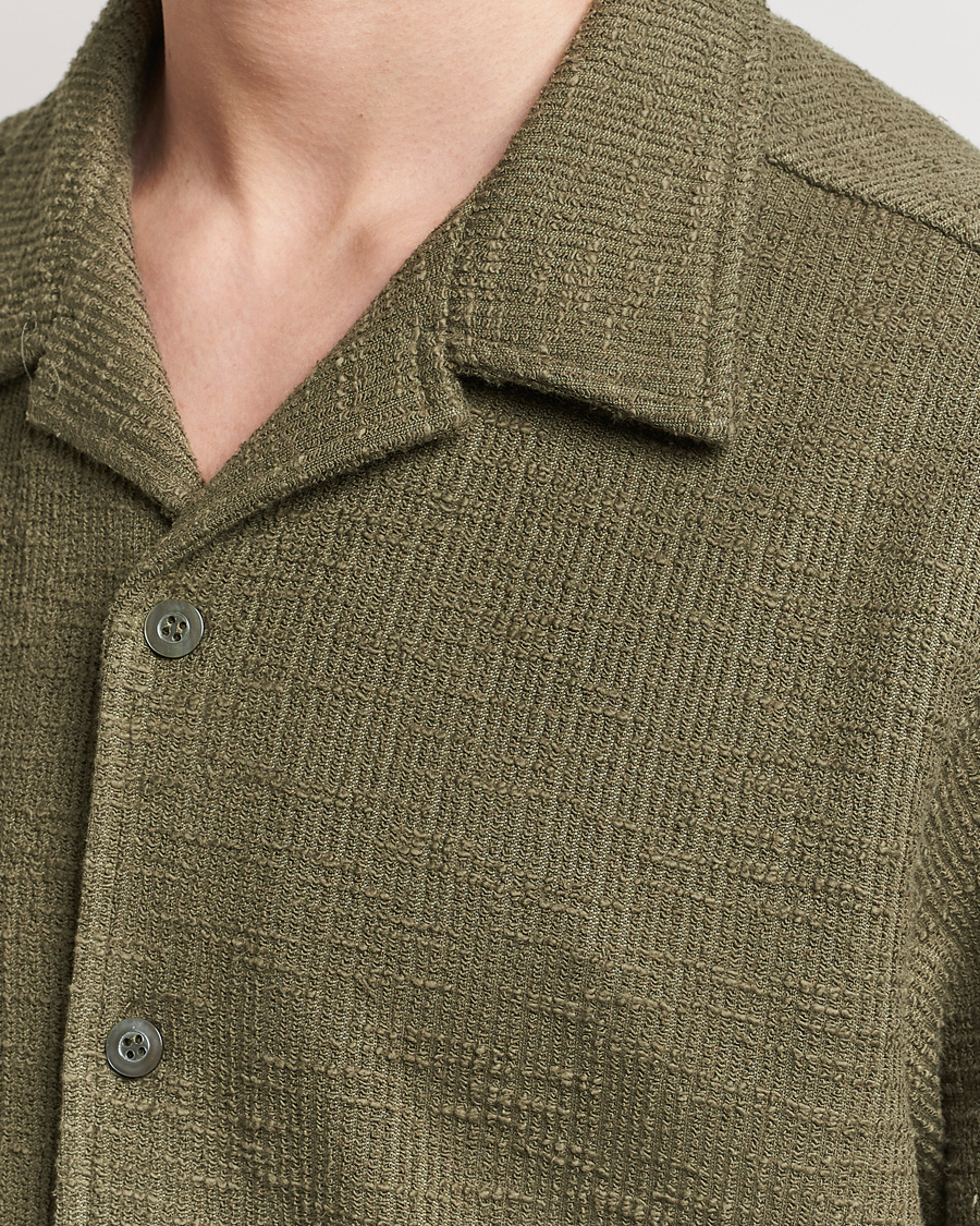 Herr | Skjortor | NN07 | Julio Short Sleeve Shirt Capers Green