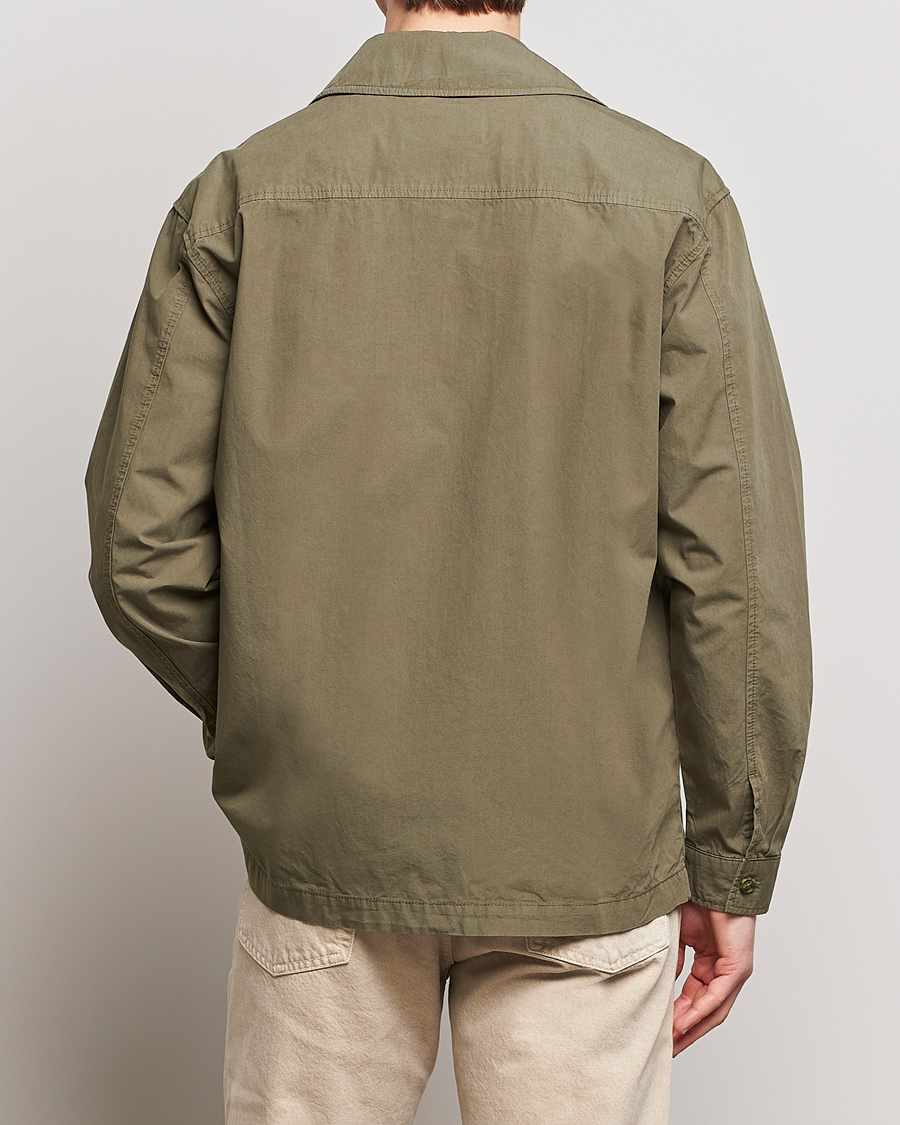 Herr | Jackor | NN07 | Isak Full Zip Shirt Jacket Capers Green