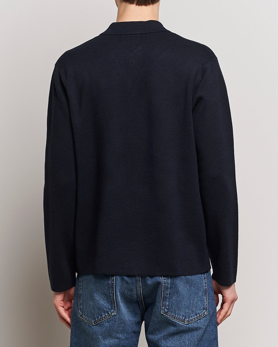 Herr | Tröjor | NN07 | Jonas Cotton/Modal Cardigan Navy Blue
