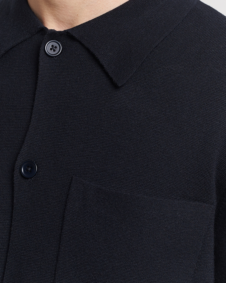 Herr | Tröjor | NN07 | Jonas Cotton/Modal Cardigan Navy Blue