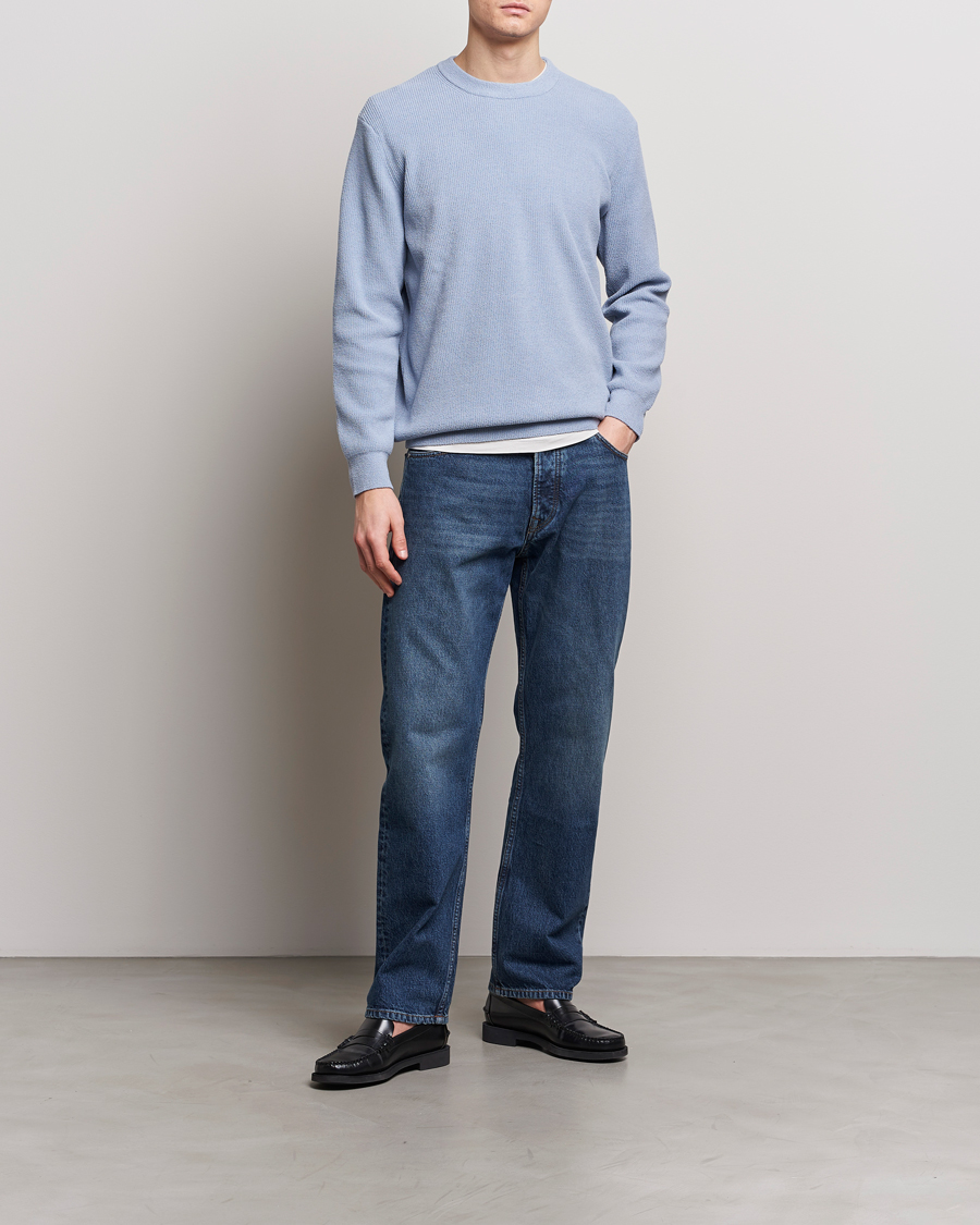 Herr | Tröjor | NN07 | Danny Knitted Sweater Ashley Blue