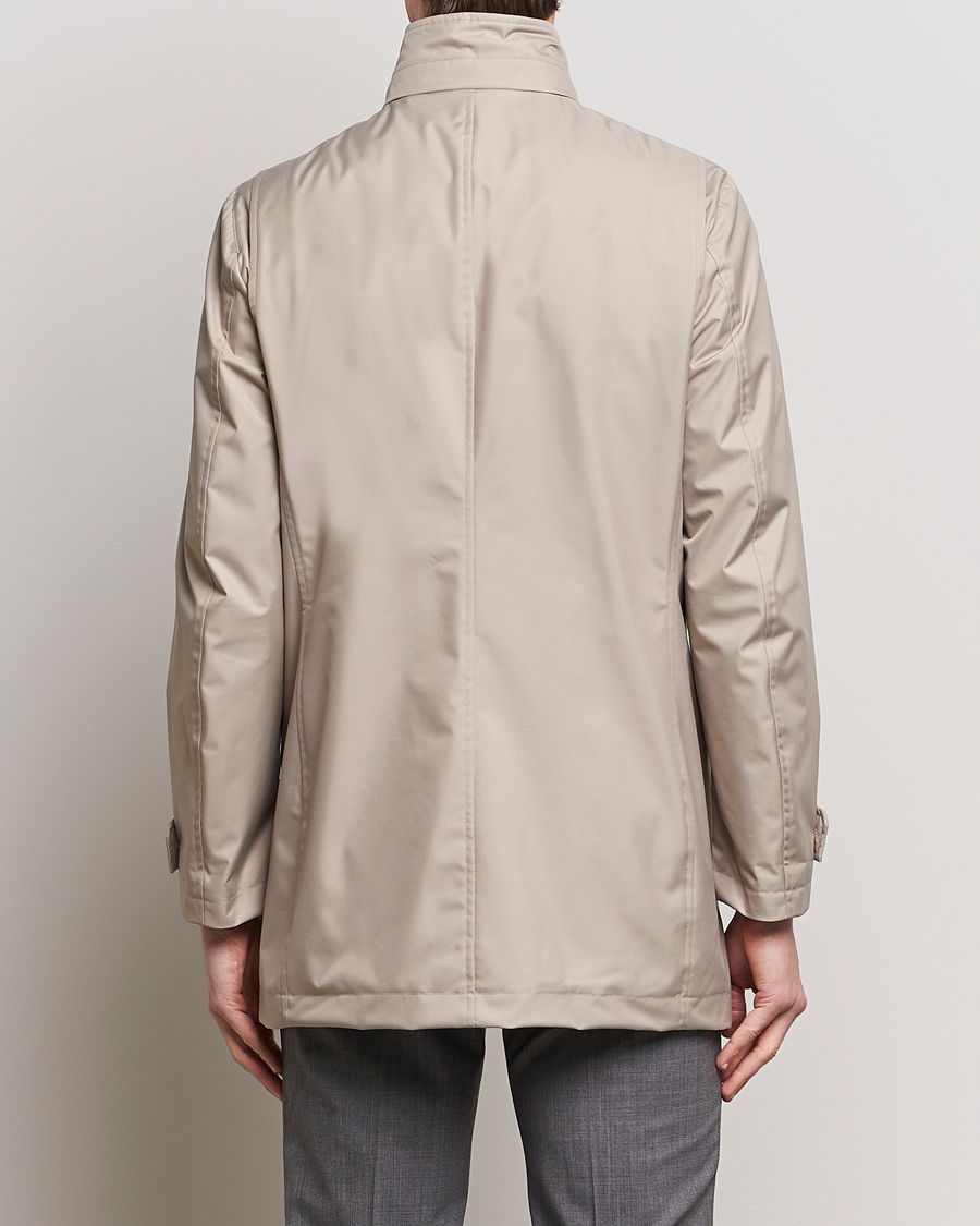 Herr | Jackor | MooRER | Waterproof Car Coat Light Grey