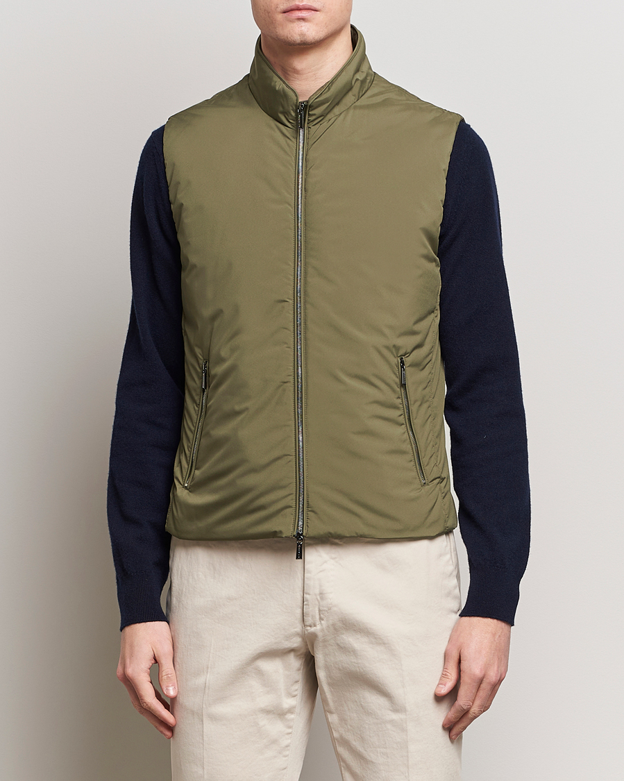 Herr | Avdelningar | MooRER | Senio Padded Vest Green