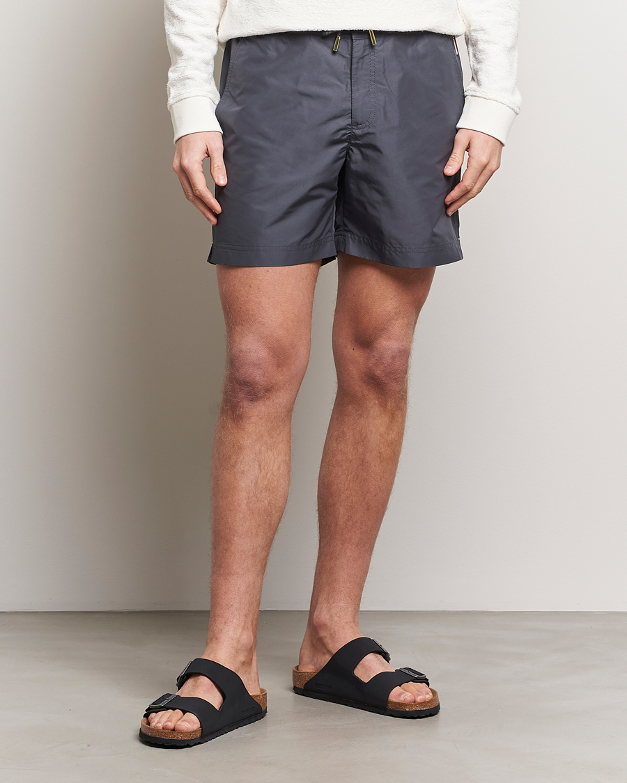 Herr | Badbyxor | Orlebar Brown | Bulldog Drawcord Swimshorts Piranha Grey