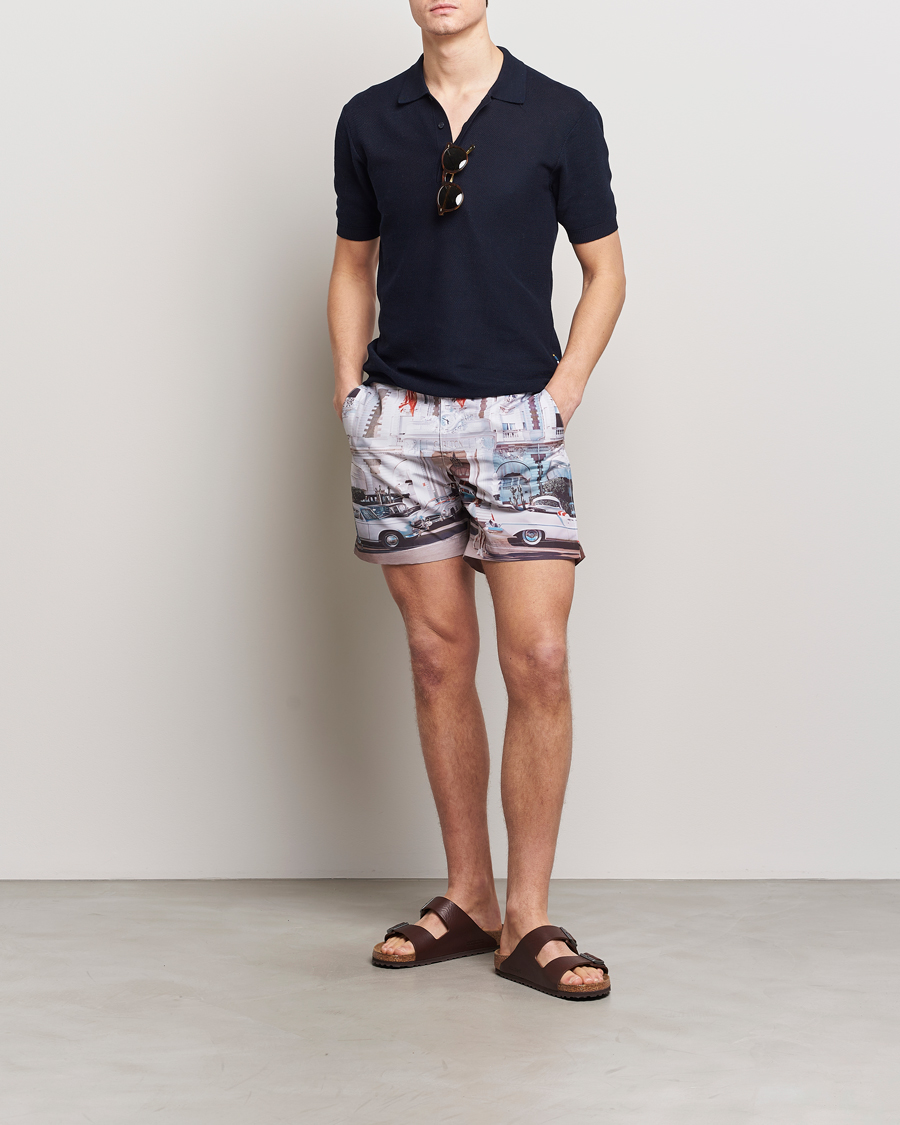 Herr | Badbyxor | Orlebar Brown | Bulldog Photographic Swimshorts Carlton Cannes