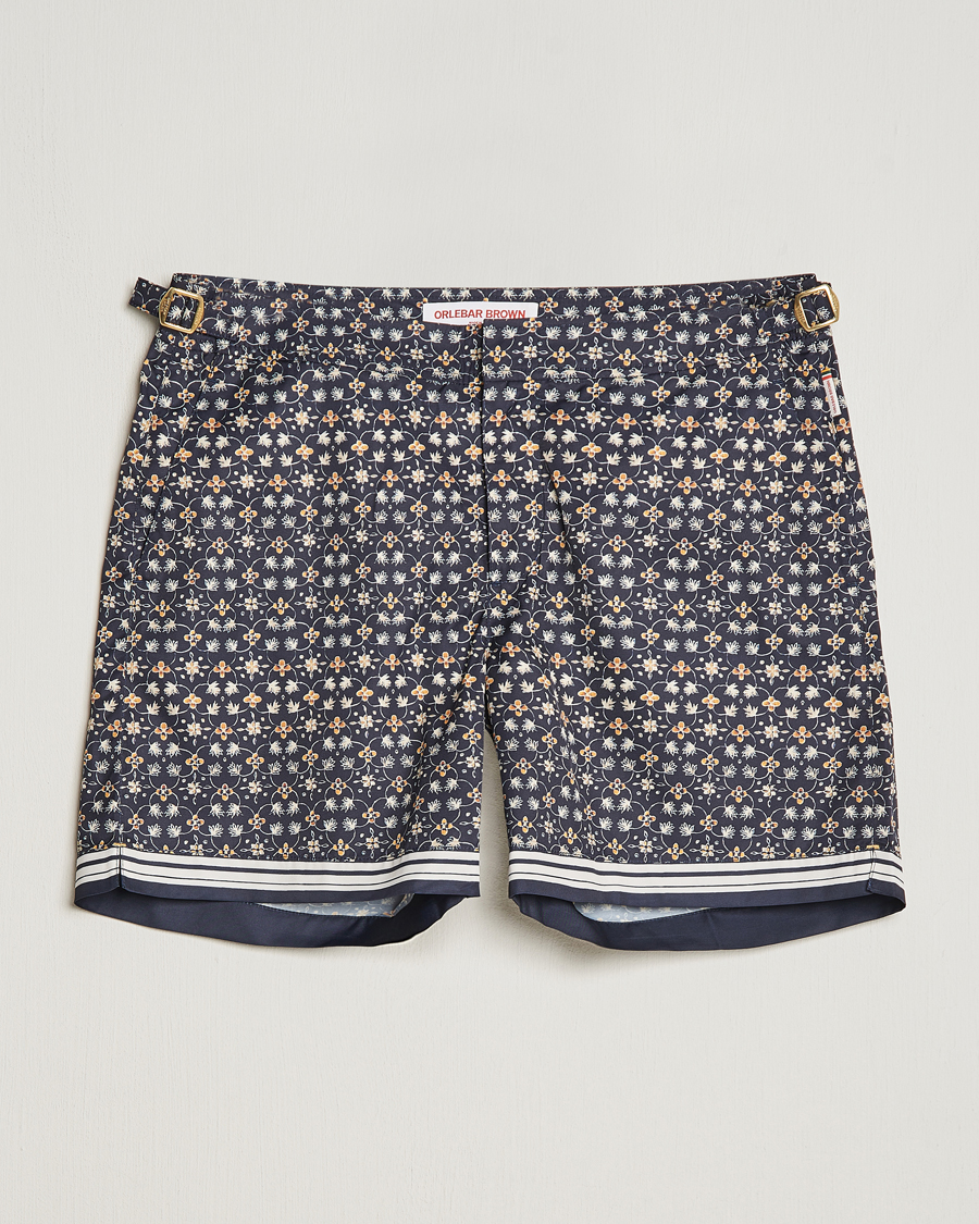 Herr | Badbyxor | Orlebar Brown | Bulldog Fiore Swimshorts Night Iris