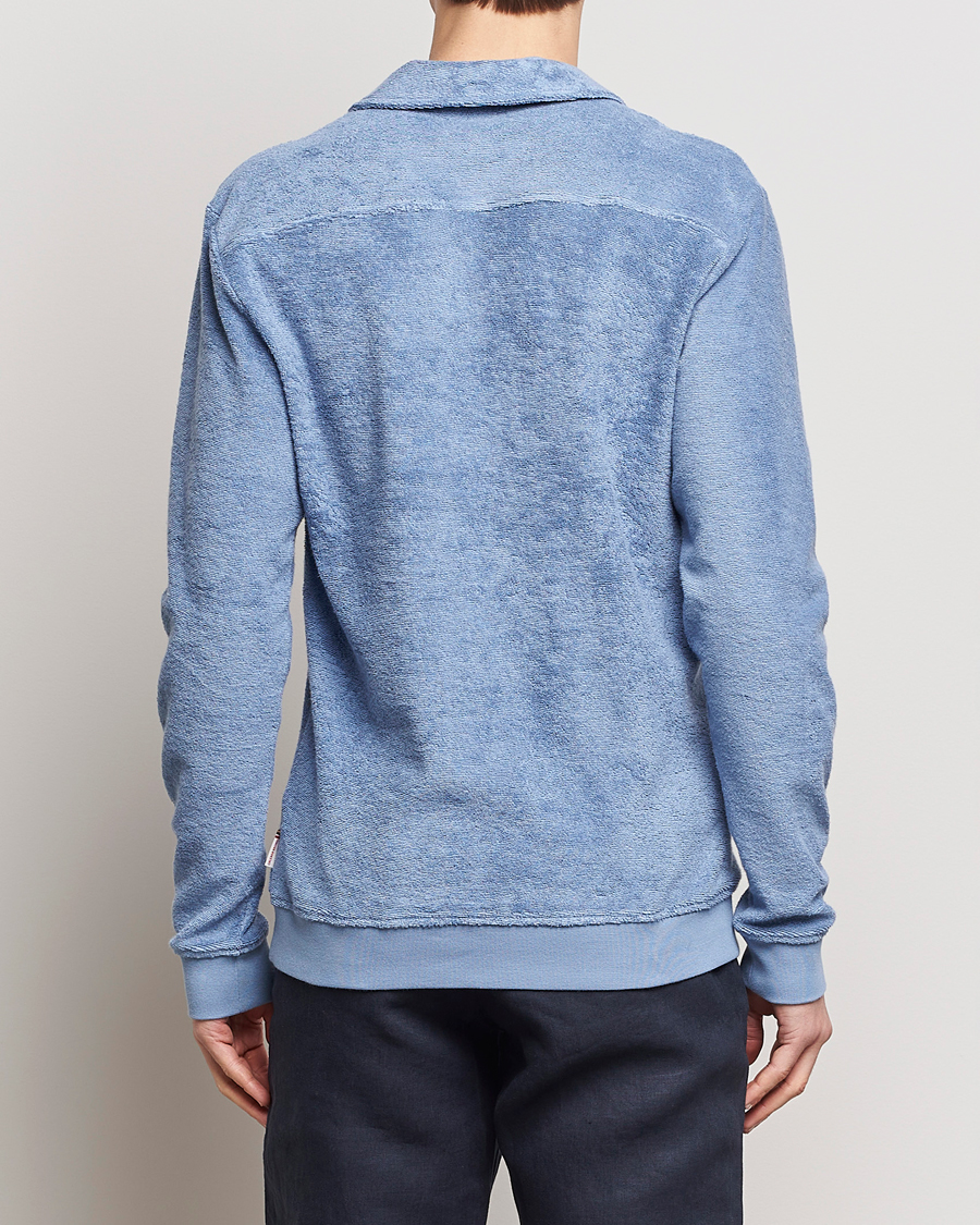 Herr | Tröjor | Orlebar Brown | Santino Organic Cotton Terry Polo Springfield Blue