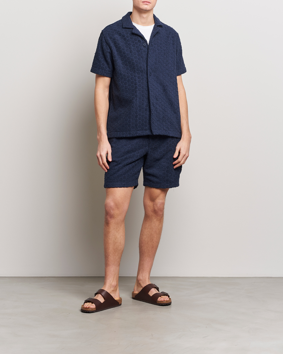 Herr | Shorts | Orlebar Brown | Trevorne Atom Towelling Shorts Night Iris