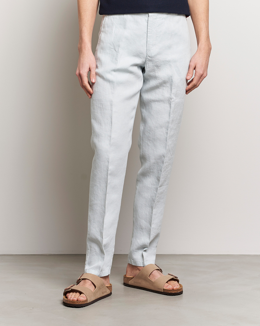 Herr | Best of British | Orlebar Brown | Griffon Linen Trousers White Jade