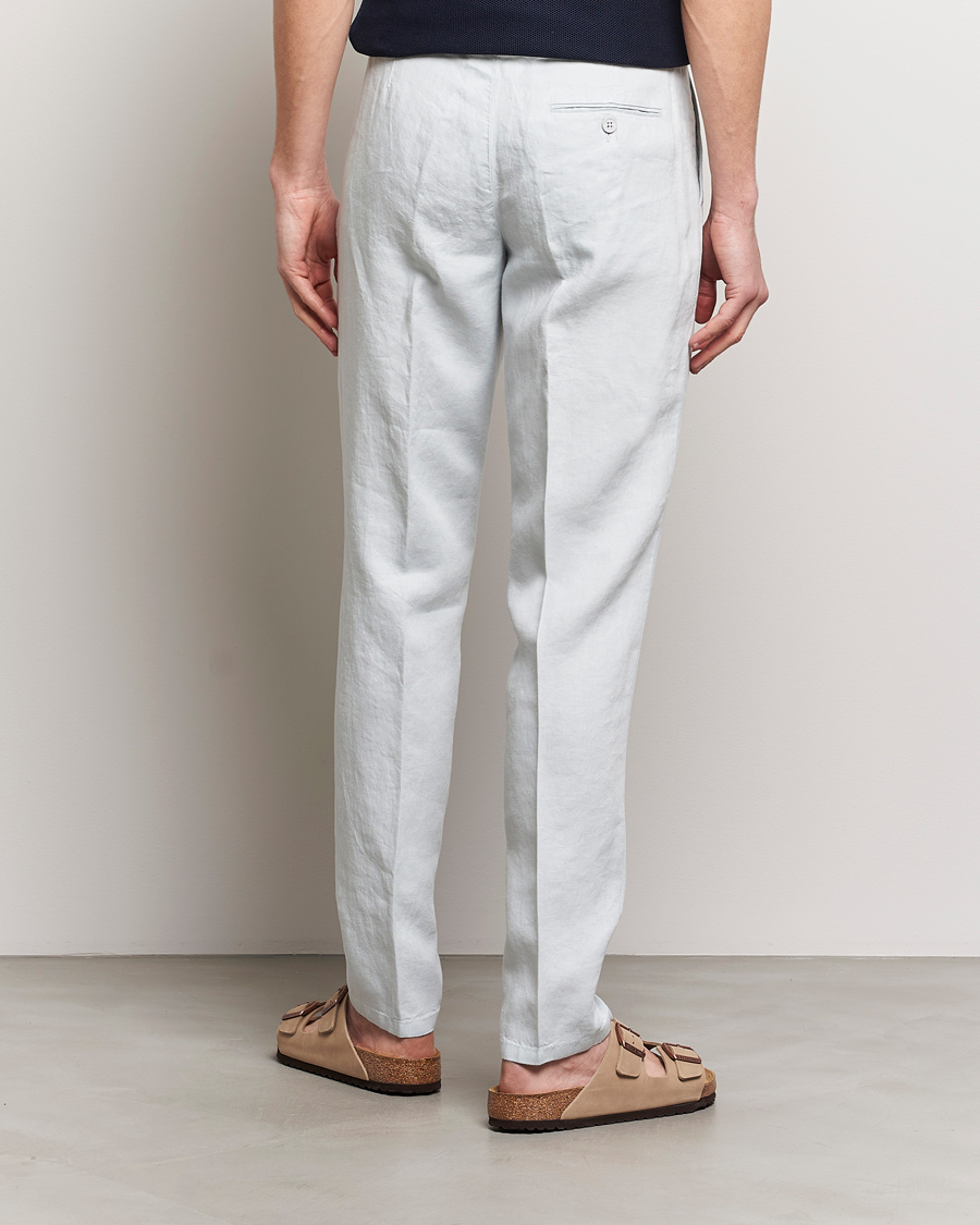 Herr | Byxor | Orlebar Brown | Griffon Linen Trousers White Jade