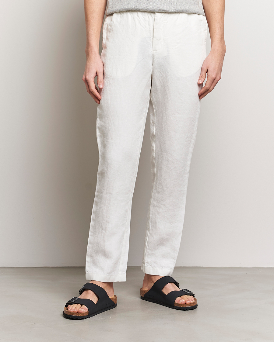 Herr | Byxor | Orlebar Brown | Cornell Linen Trousers Sandbar