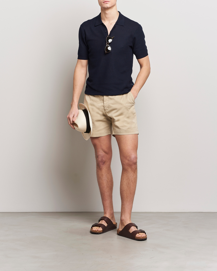 Herr | Byxor | Orlebar Brown | Bulldog Cotton Stretch Twill Shorts Sanddune