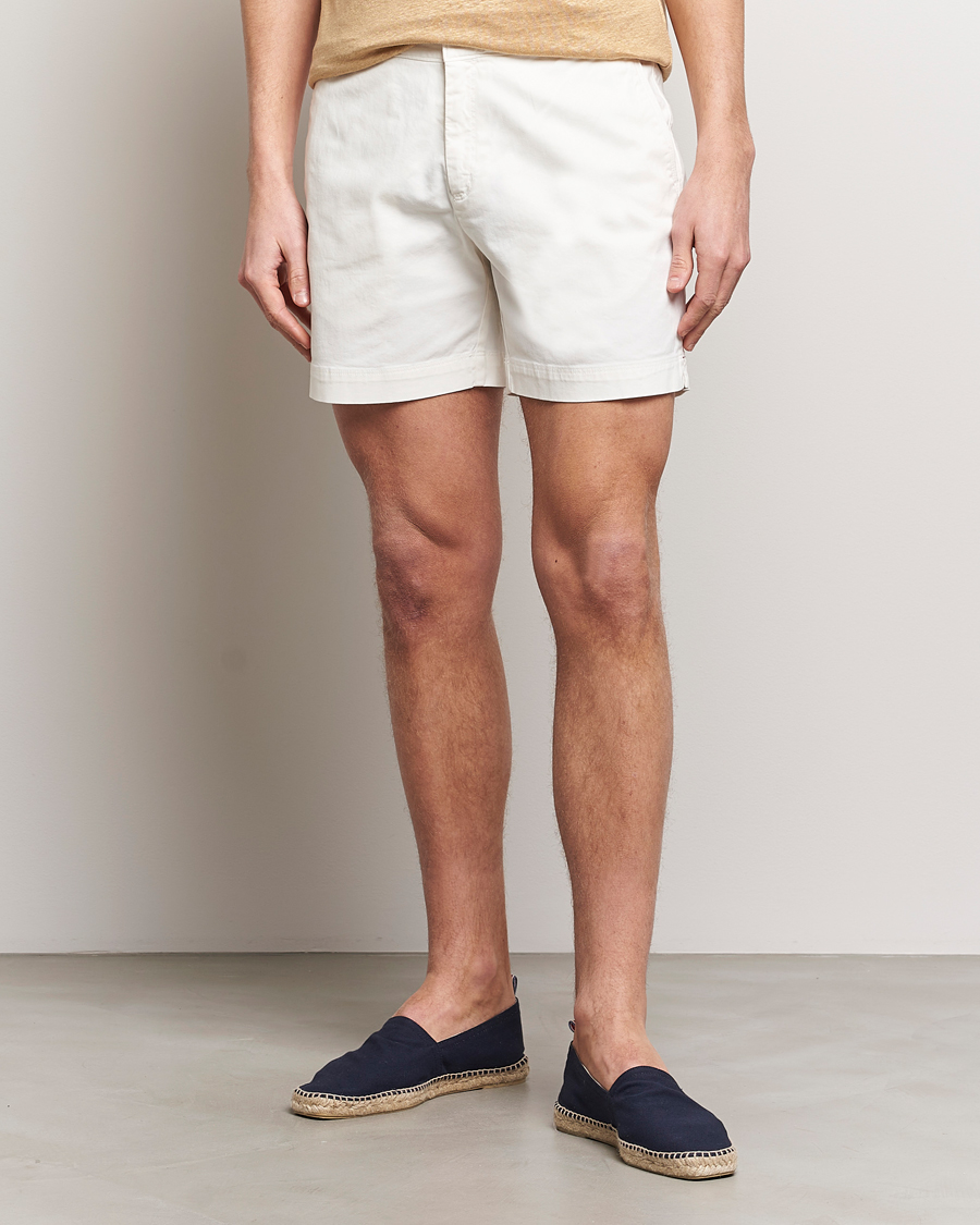 Herr | Orlebar Brown | Orlebar Brown | Bulldog Cotton Stretch Twill Shorts Sea Mist