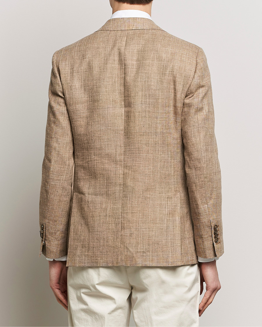 Herr | Kavajer | Morris Heritage | Mike Cotton/Linen Structure Blazer Light Brown