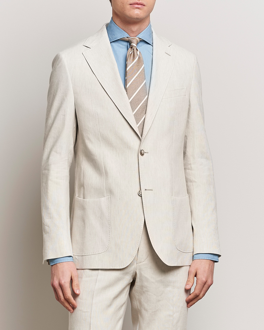 Herr | Avdelningar | Morris Heritage | Summer Linen Blazer Beige