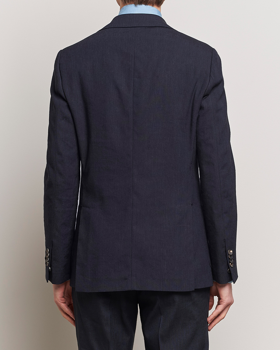 Herr | Kavajer | Morris Heritage | Summer Linen Blazer Navy