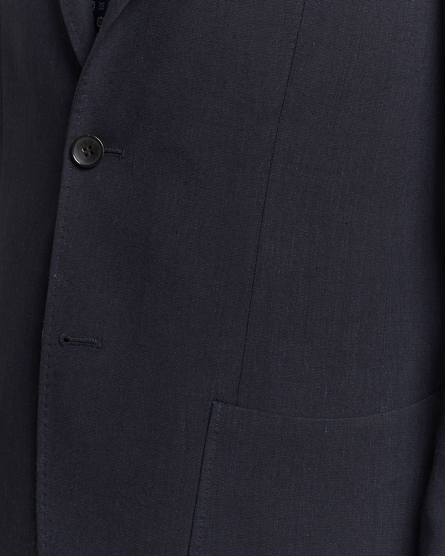 Herr | Kavajer | Morris Heritage | Summer Linen Blazer Navy
