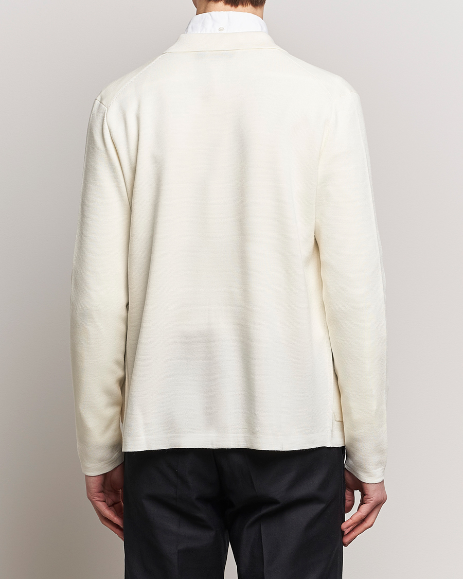 Herr | Tröjor | Morris Heritage | Craig Merino Dress Cardigan White