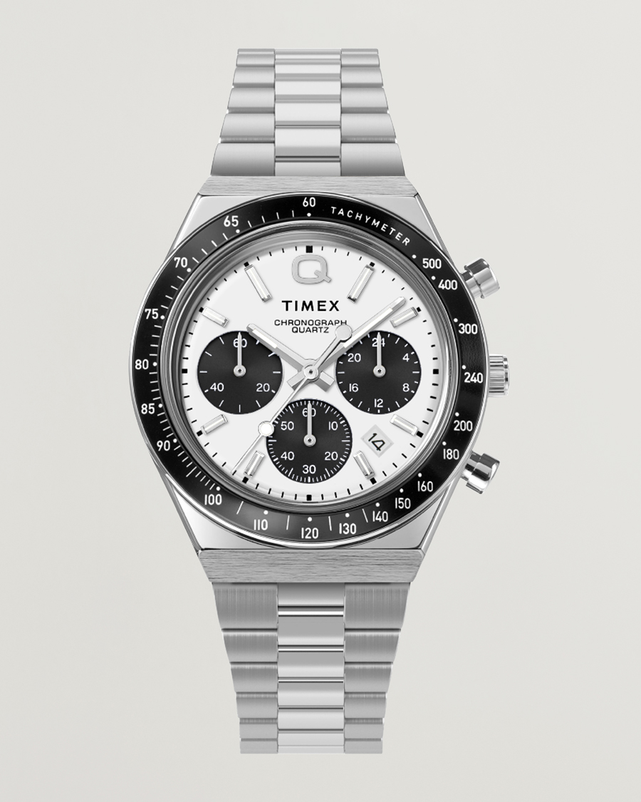 Herr | Timex Q Timex Chronograph 40mm White Dial | Timex | Q Chronograph 40mm White Dial