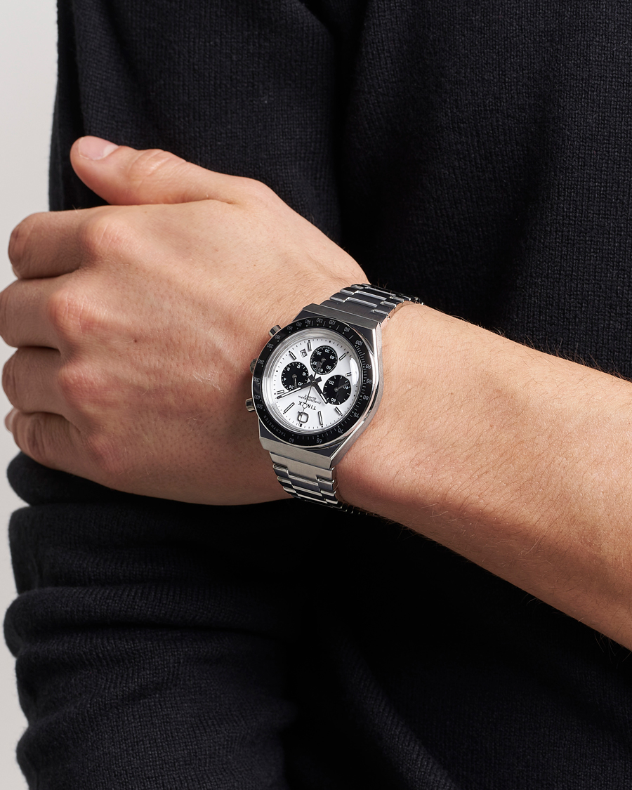 Herr | Timex Q Timex Chronograph 40mm White Dial | Timex | Q Chronograph 40mm White Dial
