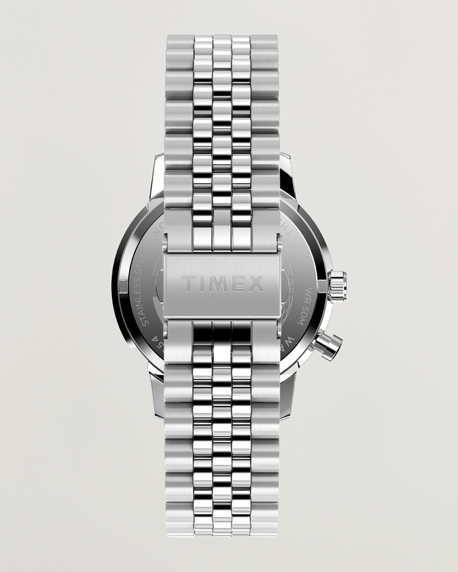 Herr | Timex Marlin Moon Phase Quartz Steel 40mm Blue Dial | Timex | Marlin Moon Phase Quartz Steel 40mm Blue Dial
