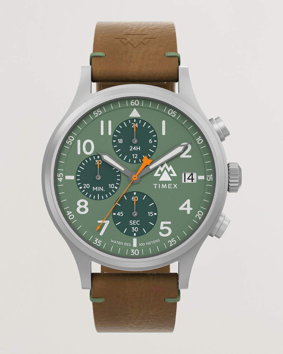 Herr | Timex Expedition North Sierra Chronograph 42mm Green Dial | Timex | Expedition North Sierra Chronograph 42mm Green Dial
