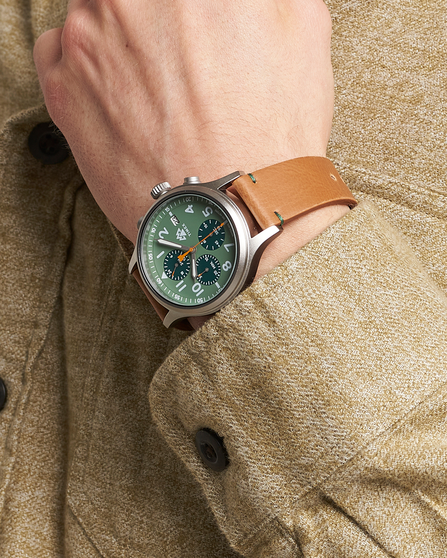 Herr | Kläder | Timex | Expedition North Sierra Chronograph 42mm Green Dial