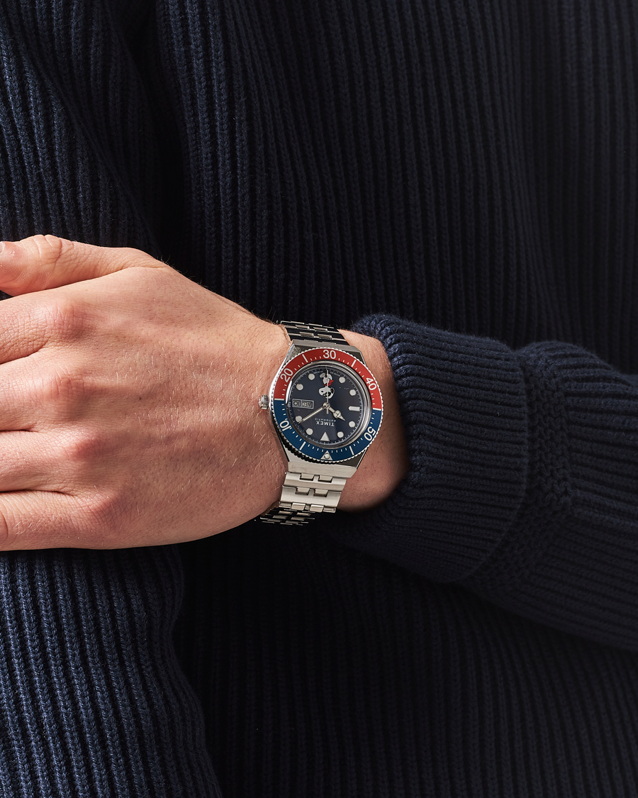 Herr | Timex M79 X Peanuts Masked Marvel Automatic 40mm Blue Dial | Timex | M79 X Peanuts Masked Marvel Automatic 40mm Blue Dial