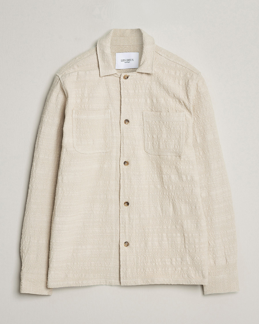 Herr | Skjortor | LES DEUX | Isaac Overshirt Ivory