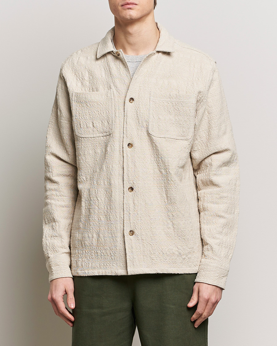 Herr | Skjortjackor | LES DEUX | Isaac Overshirt Ivory