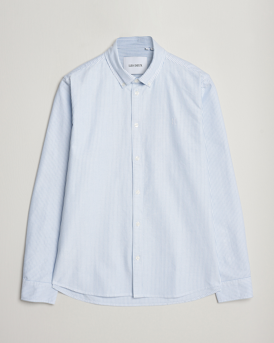 Herr | Skjortor | LES DEUX | Kristian Oxford Shirt Light Blue/White