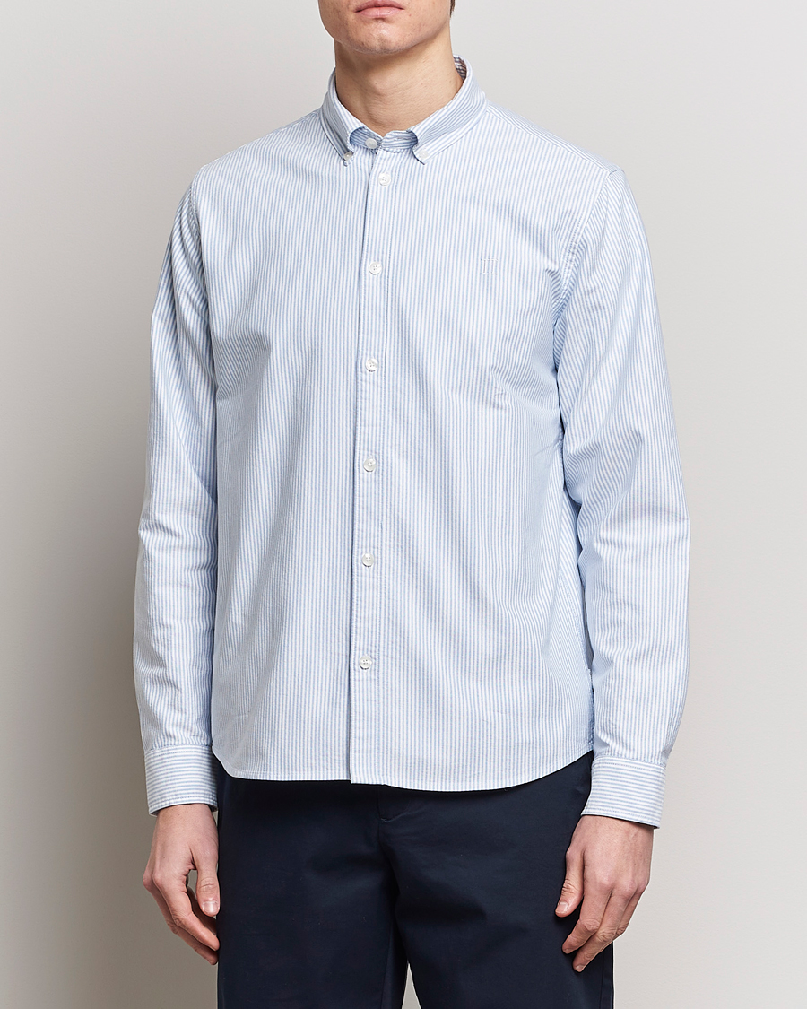 Herr | Kläder | LES DEUX | Kristian Oxford Shirt Light Blue/White