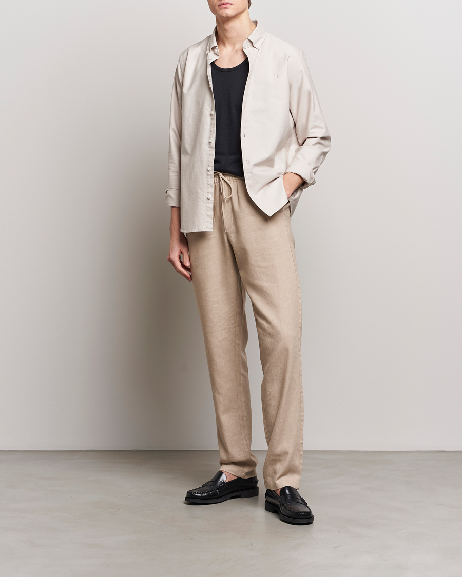 Herr | Skjortor | LES DEUX | Kristian Oxford Shirt Dark Sand