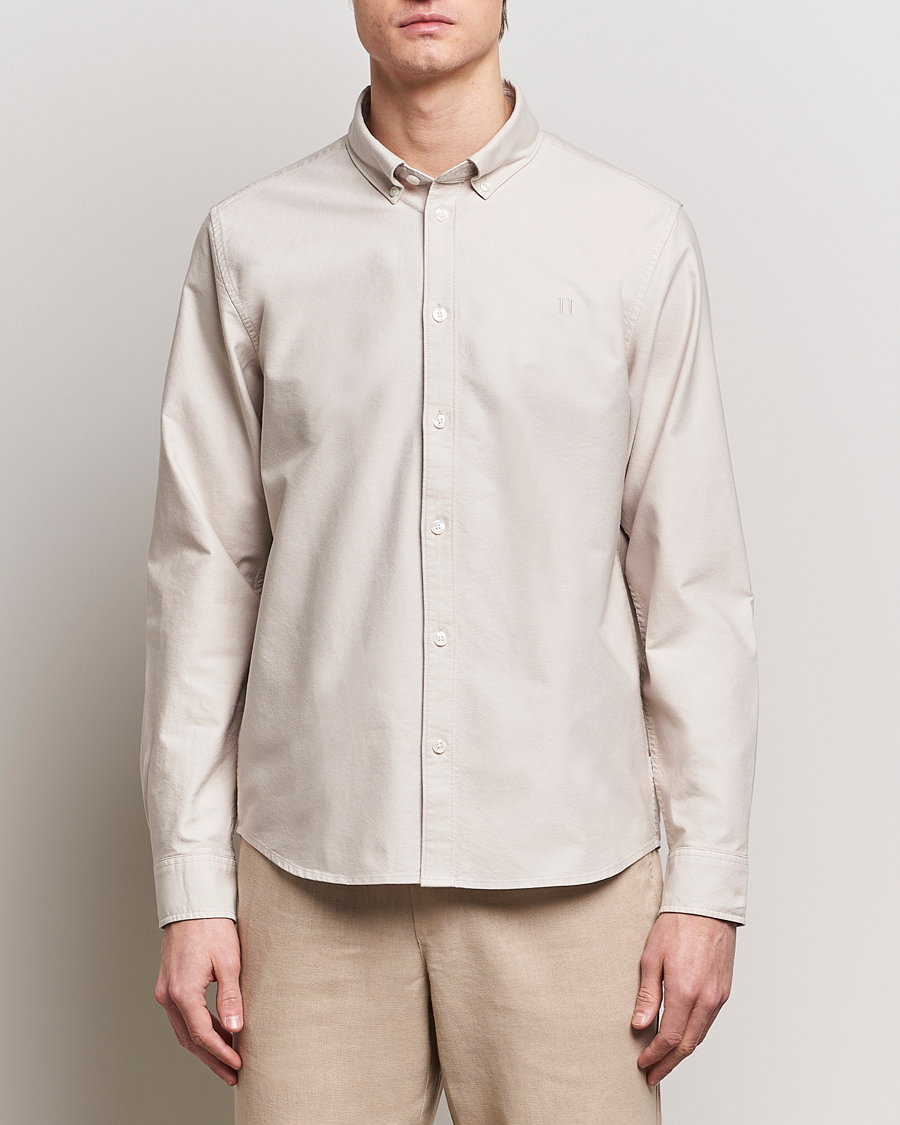 Herr | LES DEUX | LES DEUX | Kristian Oxford Shirt Dark Sand