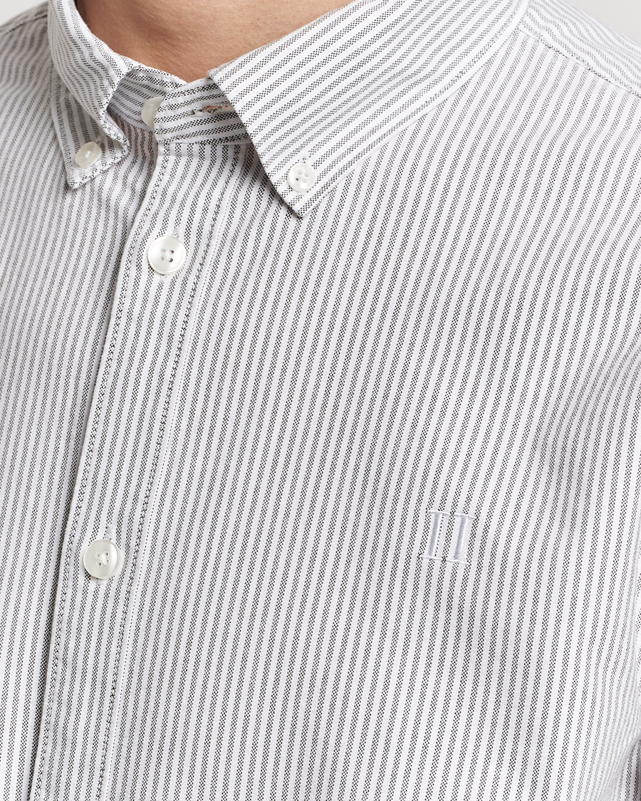 Herr | Skjortor | LES DEUX | Kristian Oxford Shirt Green/White