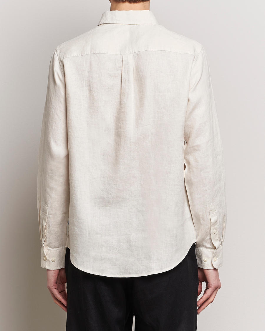 Herr | Skjortor | LES DEUX | Kristian Linen Button Down Shirt Ivory