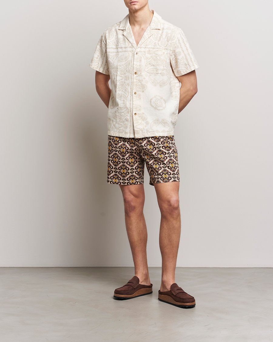 Herr | Shorts | LES DEUX | Hendrix Printed Shorts Light Sand