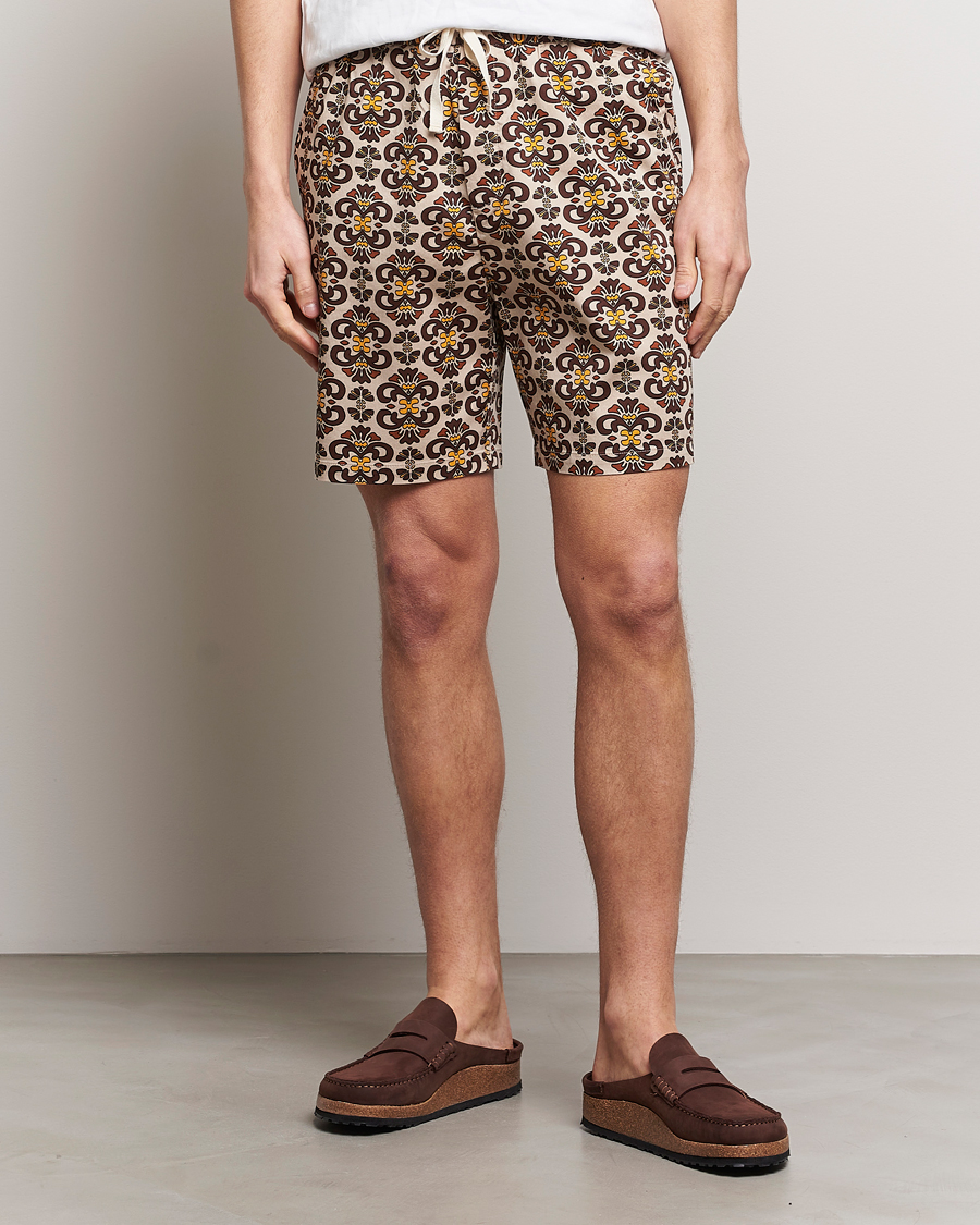 Herr | Shorts | LES DEUX | Hendrix Printed Shorts Light Sand