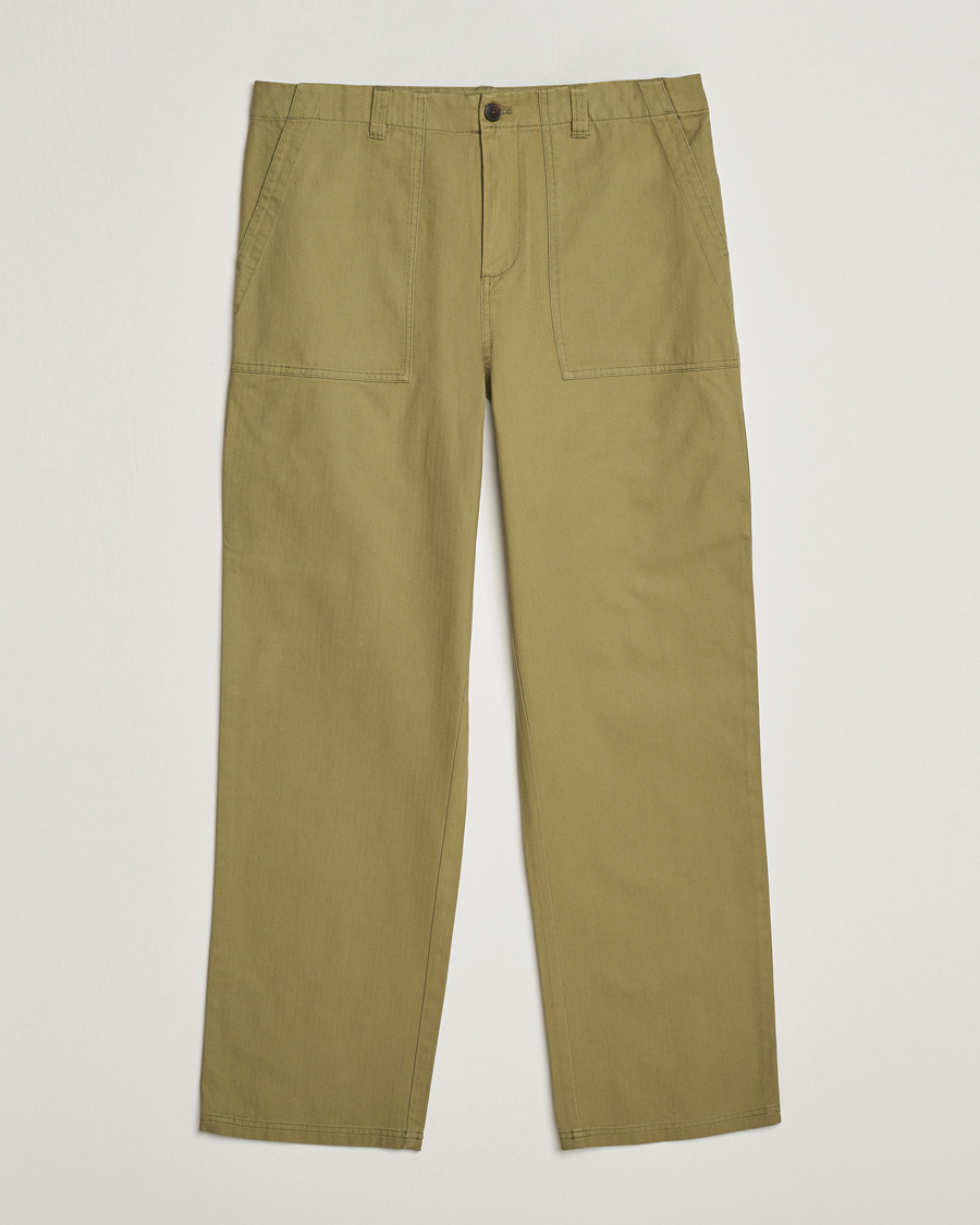 Herr | Byxor | LES DEUX | Lester Fatigue Pants Surplus Green
