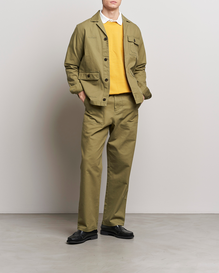 Herr | Byxor | LES DEUX | Lester Fatigue Pants Surplus Green