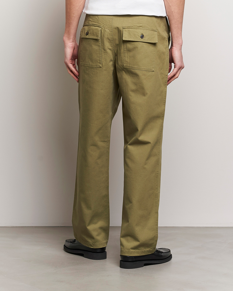 Herr | Byxor | LES DEUX | Lester Fatigue Pants Surplus Green