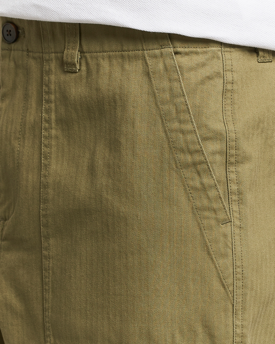 Herr | Byxor | LES DEUX | Lester Fatigue Pants Surplus Green