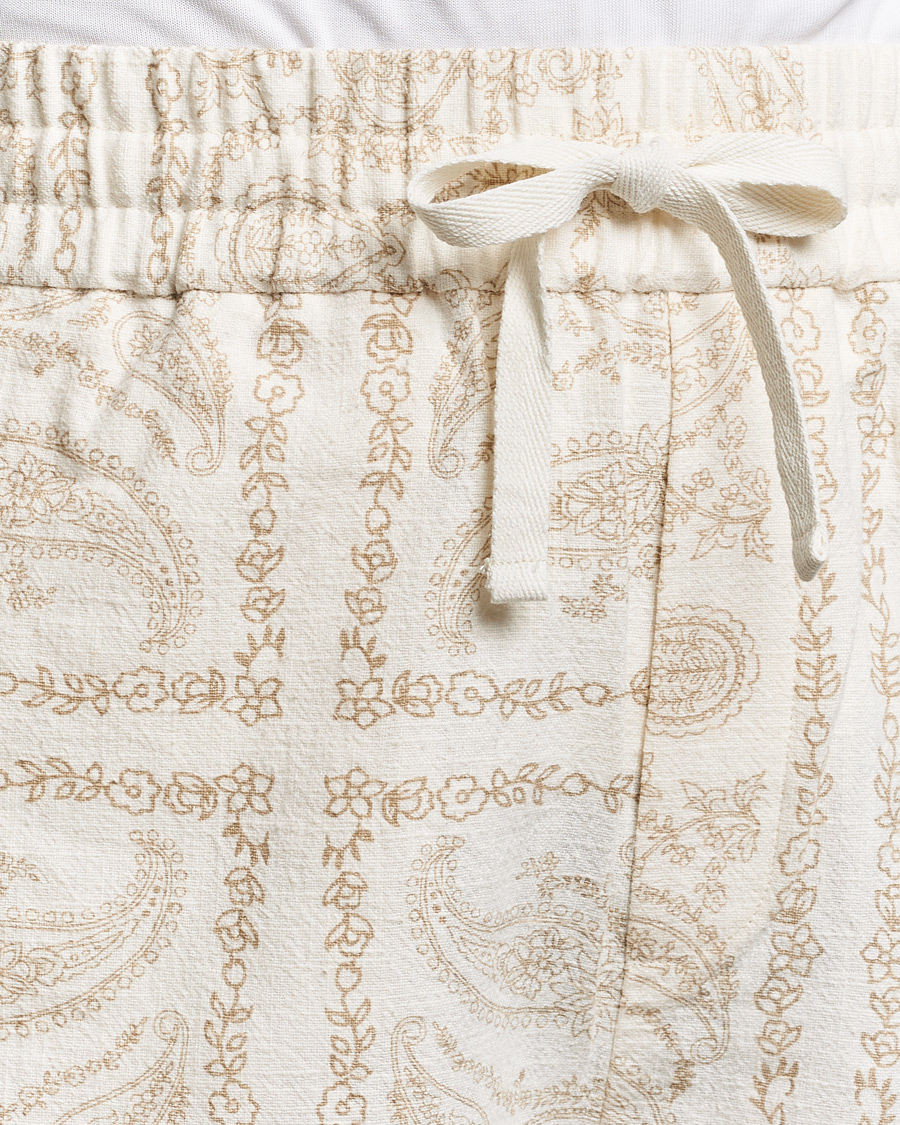 Herr | Shorts | LES DEUX | Lesley Paisley Shorts Light Ivory