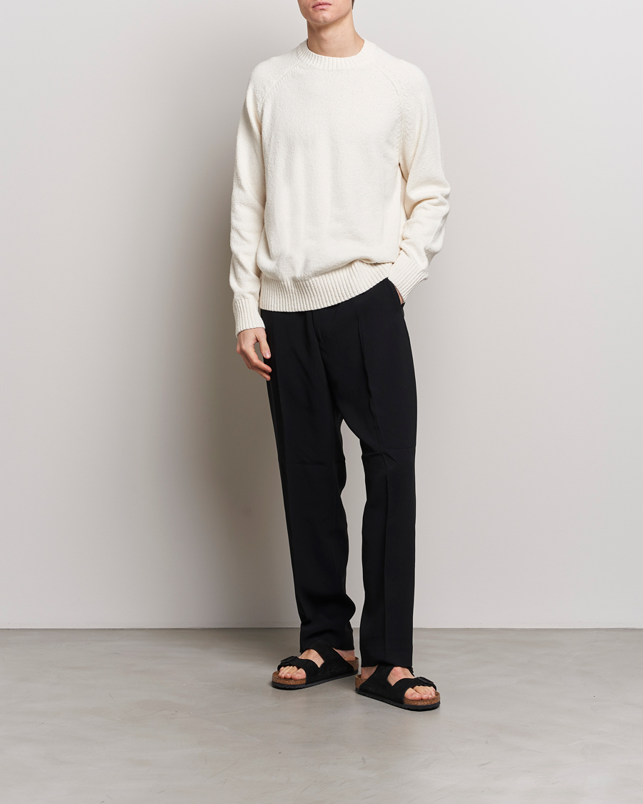 Herr | Tröjor | LES DEUX | Brad Roundneck Knit Ivory