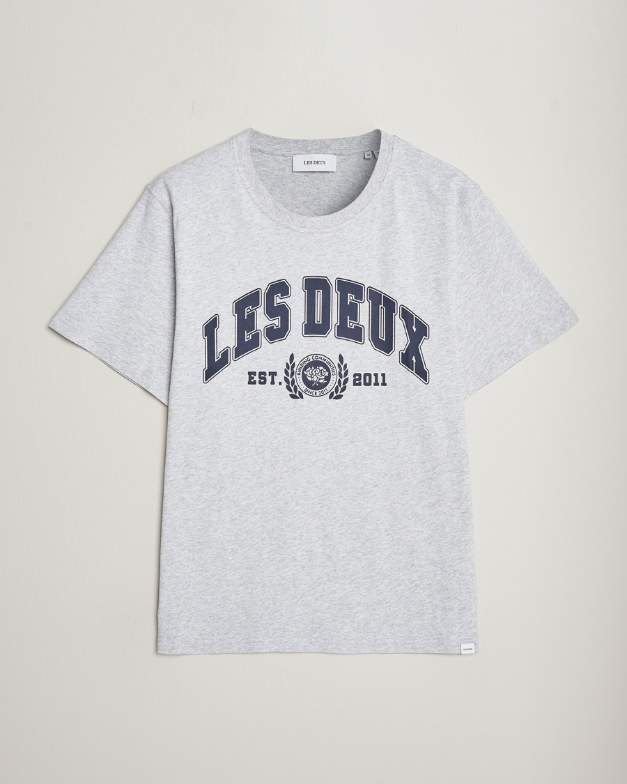 Herr | T-Shirts | LES DEUX | University T-Shirt Snow Melange