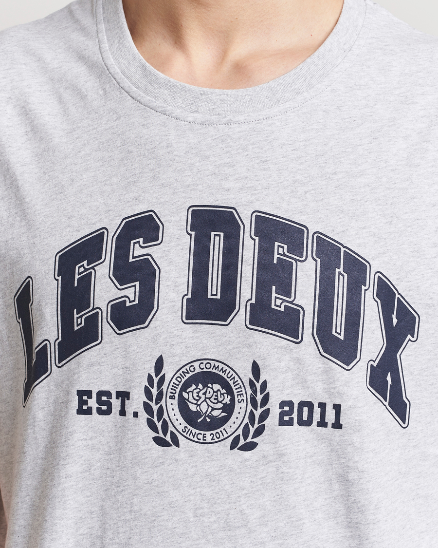 Herr | T-Shirts | LES DEUX | University T-Shirt Snow Melange