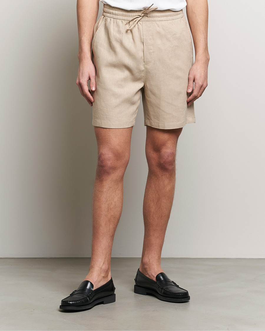 Herr | Shorts | LES DEUX | Otto Linen Shorts Light Desert Sand