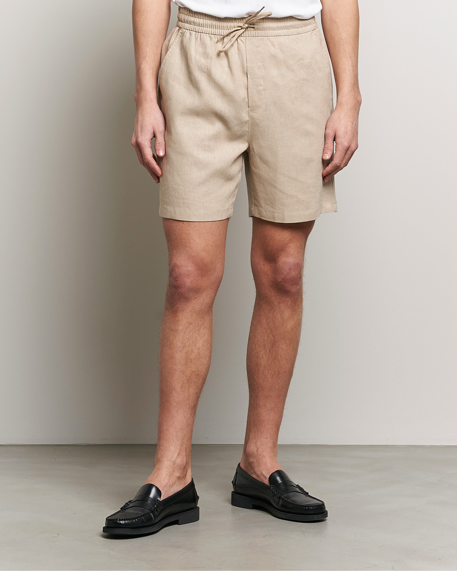 Herre | Linshorts | LES DEUX | Otto Linen Shorts Light Desert Sand